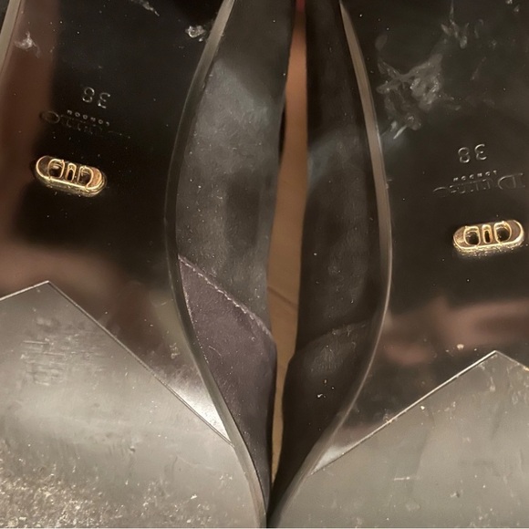 Dune London Opticals Stretch suede black sock bootie - Picture 5 of 6